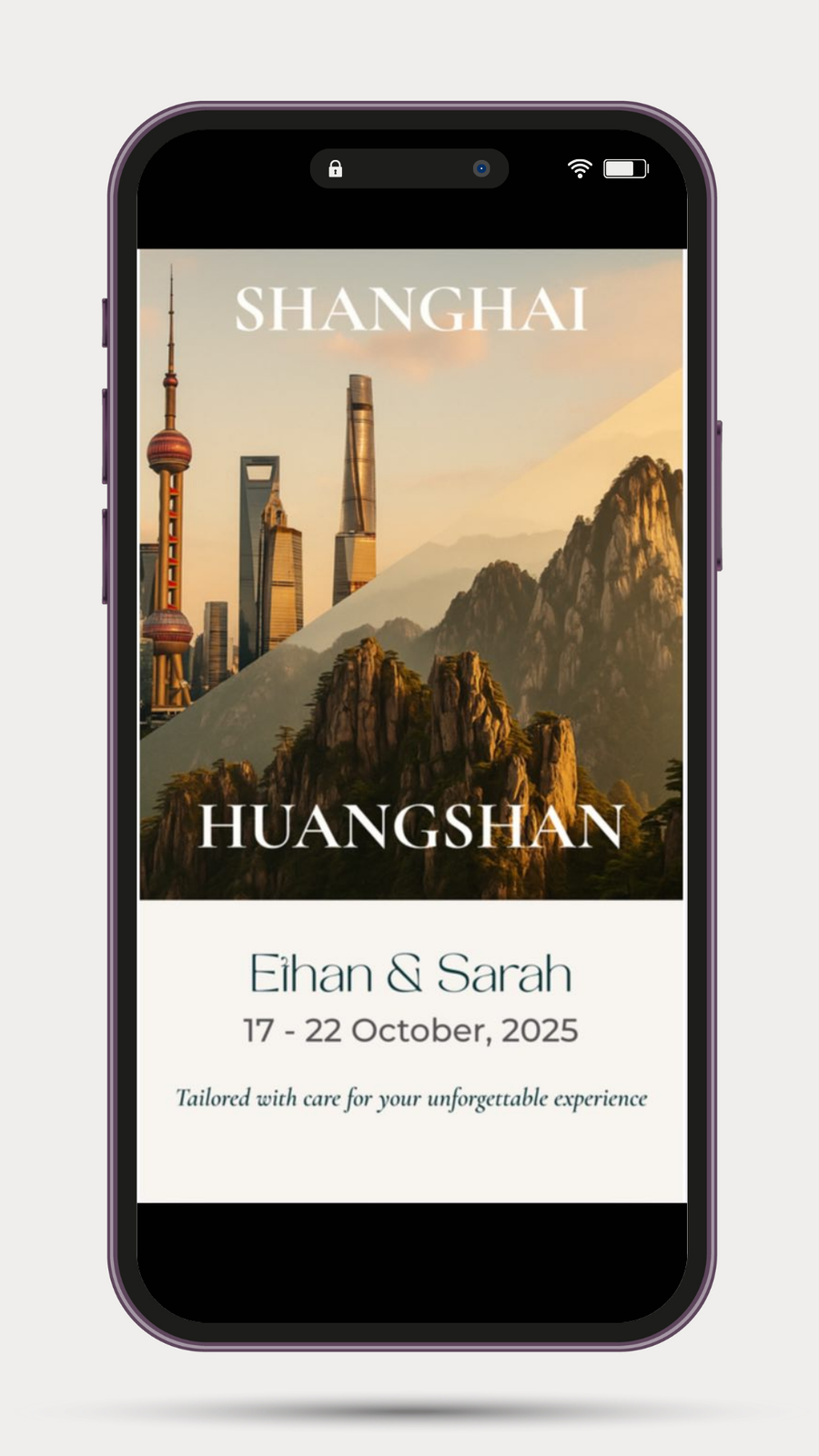 Travel MODE: Personalised Itinerary, Designed Just for You